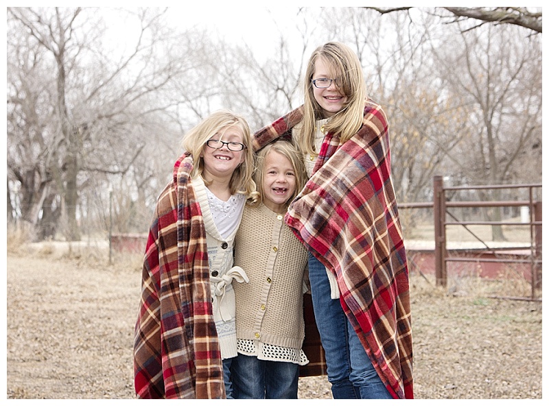 Winter Wichita Family Pet Pictures Children Sisters Portraits 4